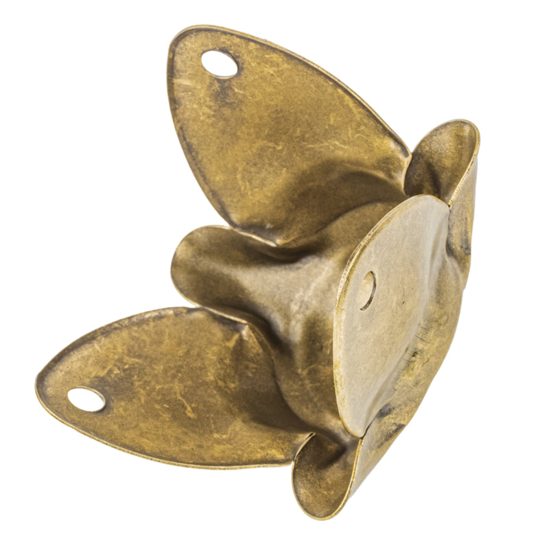 Extra Large Antique Brass Finished Trunk Corner Protector | Pack of 4