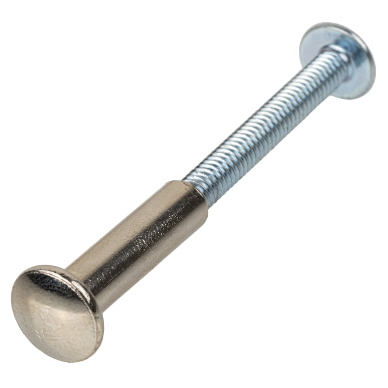 No-Slotted Nickel Plated Knob Screws & Post | 1-3/4" Long