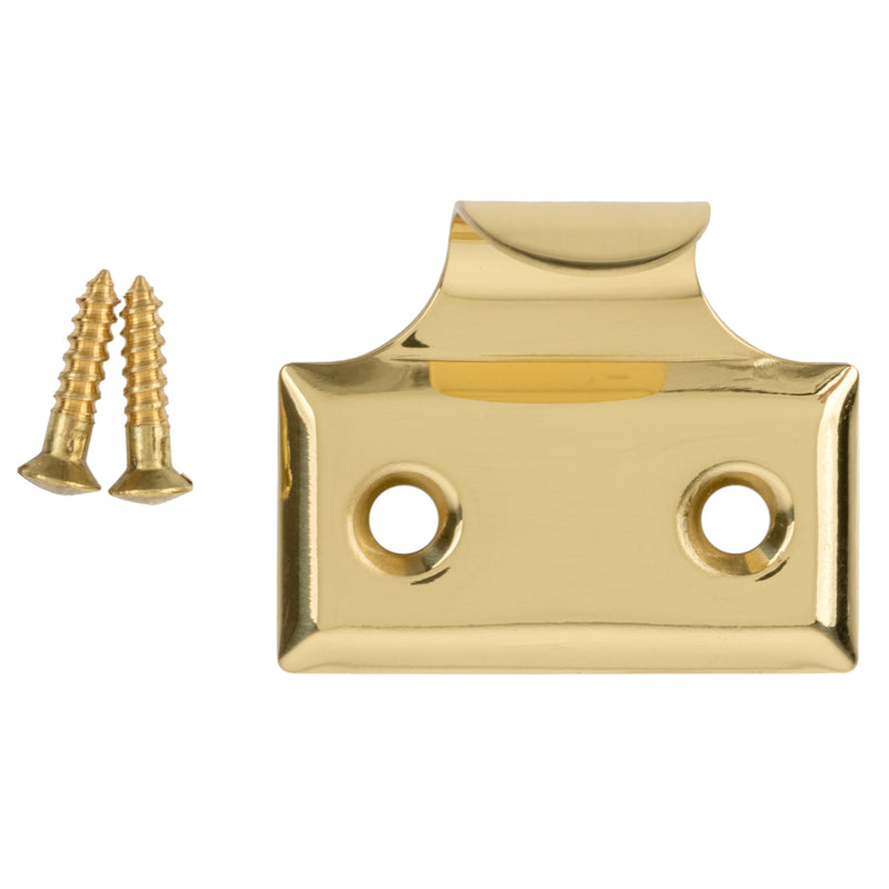 Lacquered Brass Tambour Door or Window Hook Sash Lift