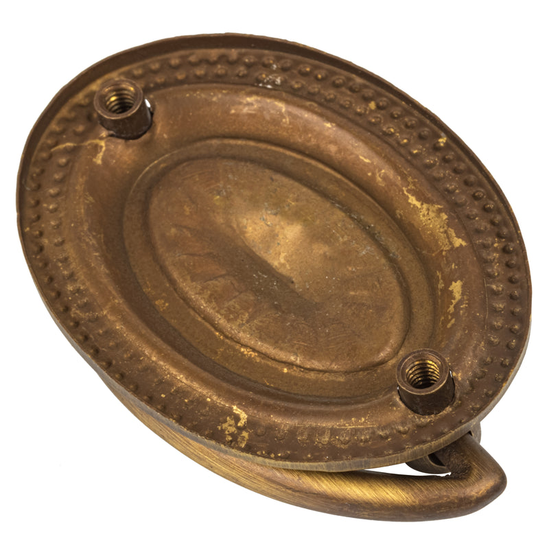 Hepplewhite Antique Brass Drawer Bail Pull | Centers: 2"