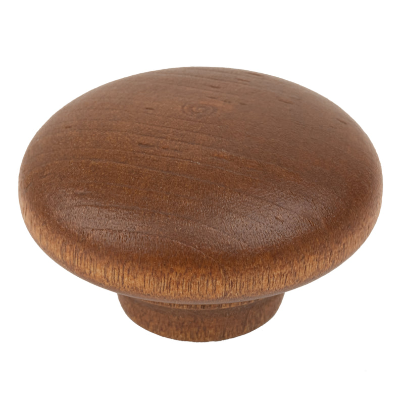Hardwood Oak Drawer Knob | Diameter: 1-5/8"