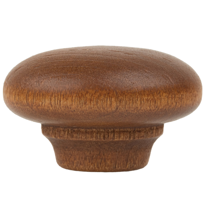 Hardwood Oak Drawer Knob | Diameter: 1-5/8"
