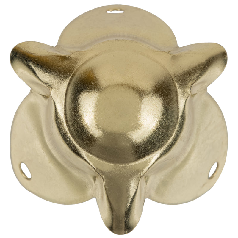 Extra Large Brass Plated Trunk Corner Protector | Pack of 4