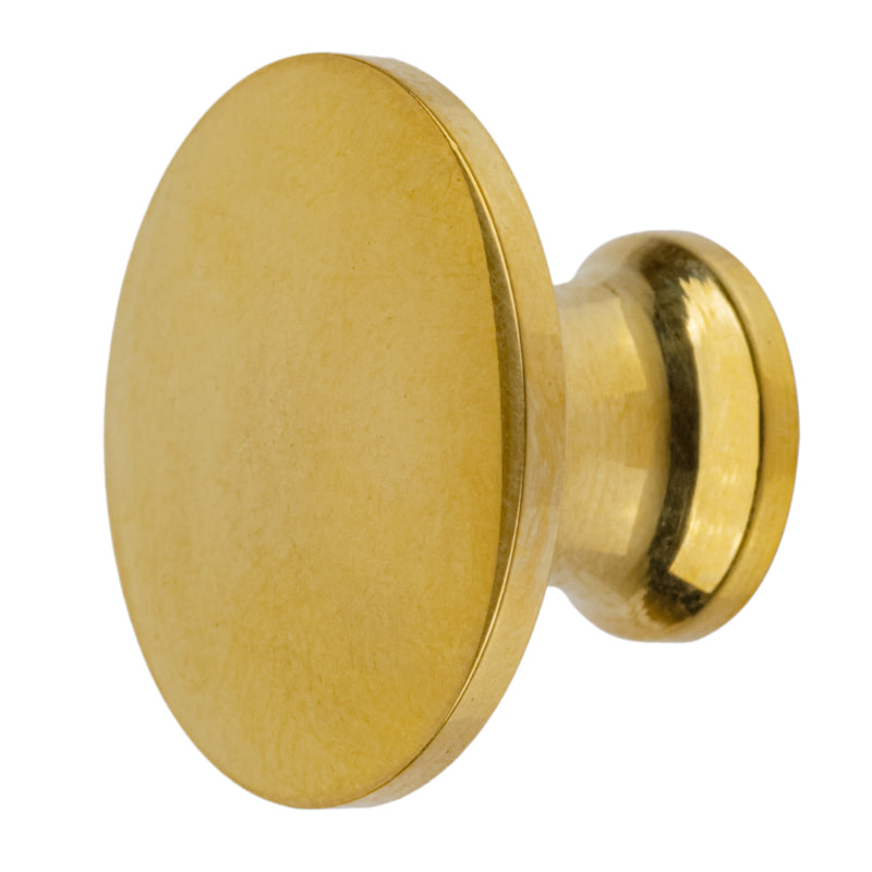 Small Solid Brass Knob | Diameter: 3/4"