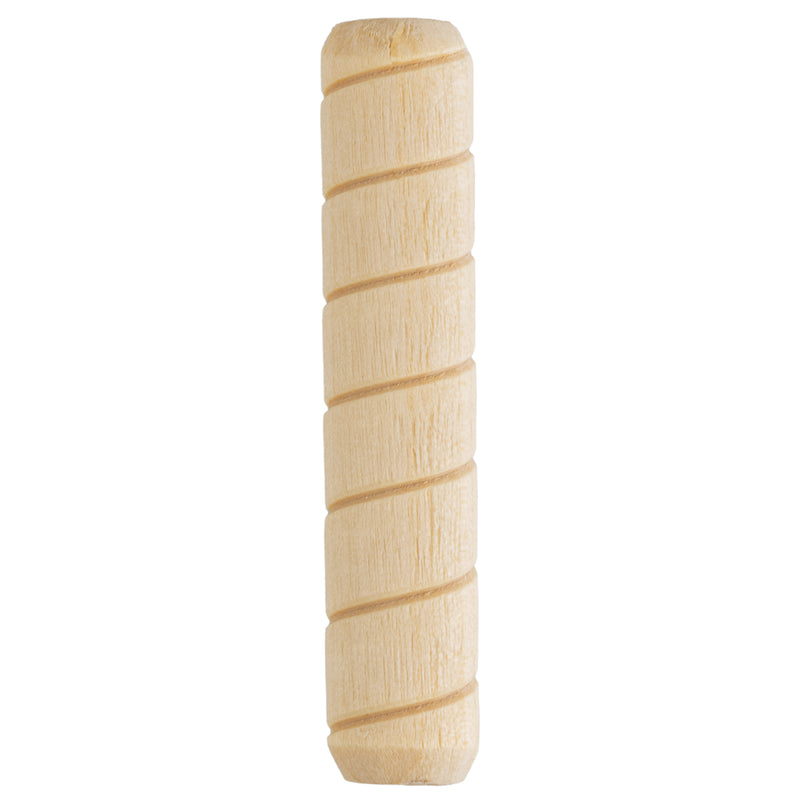 Spiral Wood Dowel Pins & Plugs | 1/2" X 2-1/2" | Pack of 50 Approx.