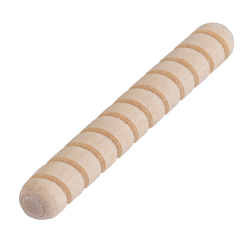 Spiral Grooved Hardwood Dowel Pins & Plugs | 1/4" X 2" | Pack of 50 Approx.