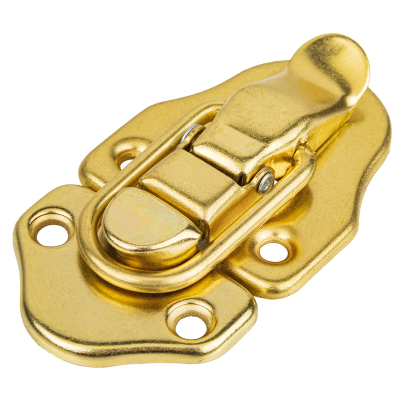 Small Brass Plated Toggle Trunk Drawbolt