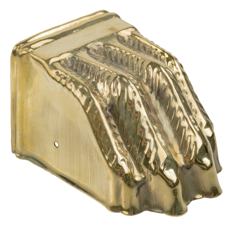 Large Stamped Brass Claw Foot Toe Cap