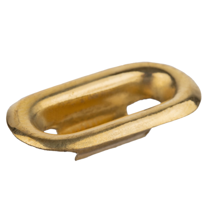 Stamped Brass Decorative Keyhole Insert | Pack of 12 | 1/2" x 7/8"