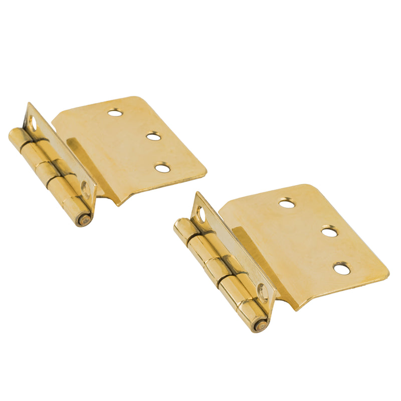 Brass Sellers Fold Back Cabinet Hinge | 2" Wide x 2" High