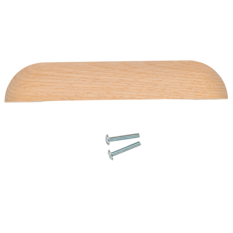 Large Oak Wood Drawer Pull or Desk Handle | 7" Wide x 1-3/8" High
