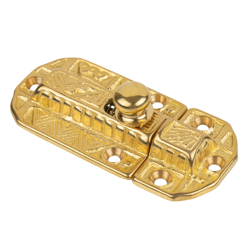 UNIQANTIQ HARDWARE SUPPLY Small Solid Brass Gold Plated Quadrant
