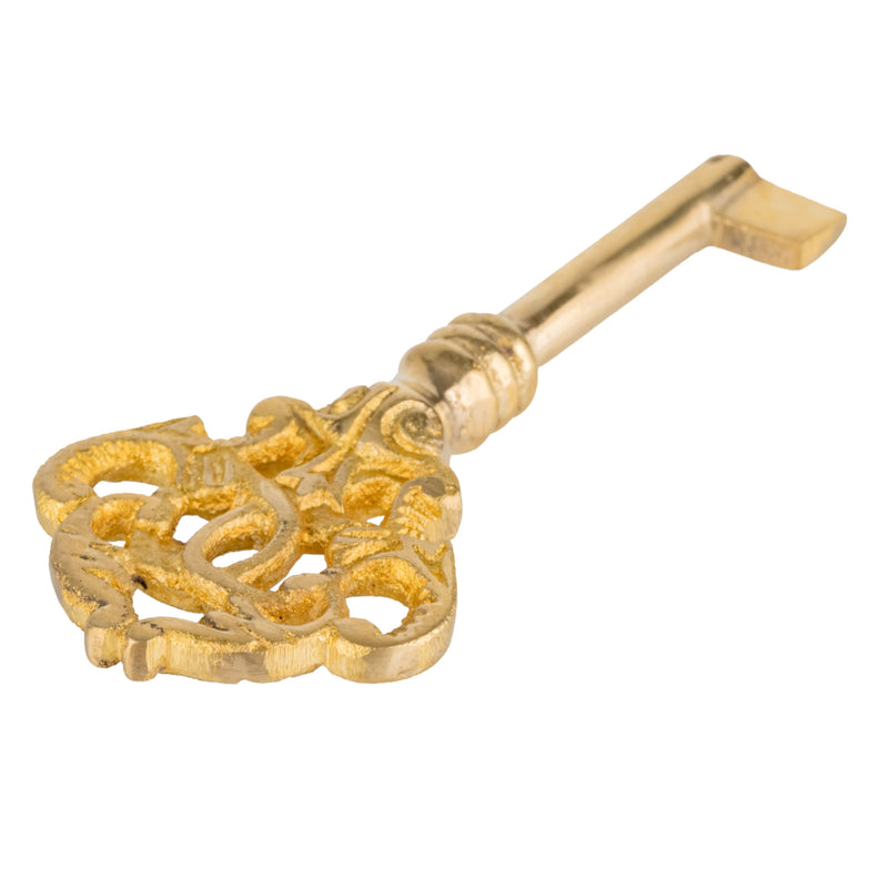 Magnificent Solid Brass Skeleton Key