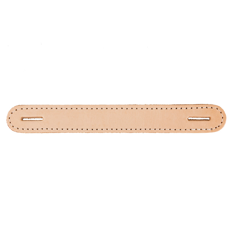 Natural Slotted Trunk Leather Handle | 8-5/8" Long x 1-1/8" Wide