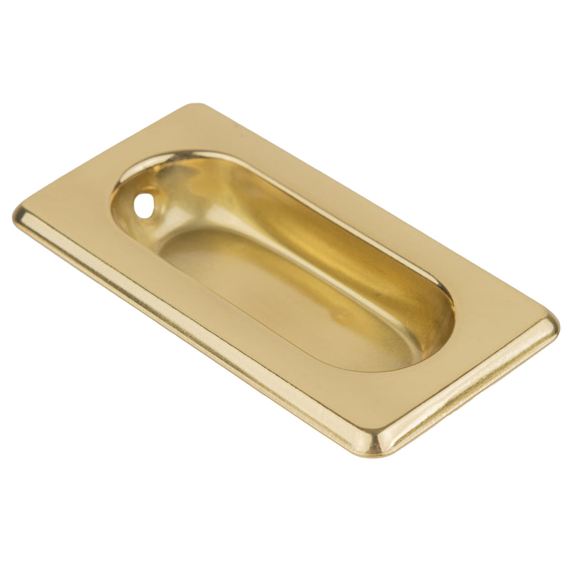 Lacquered Brass Window Recessed Sash Lift