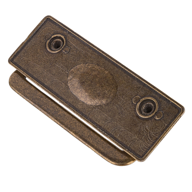 Federal Style Antique Brass Drawer Bail Pull | Centers: 2-1/2"