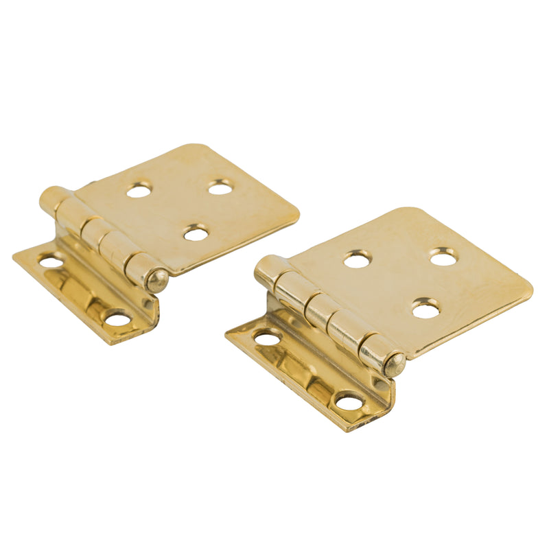 Brass Sellers Offset Cabinet Hinge | 2" Wide x 1 1/2" High