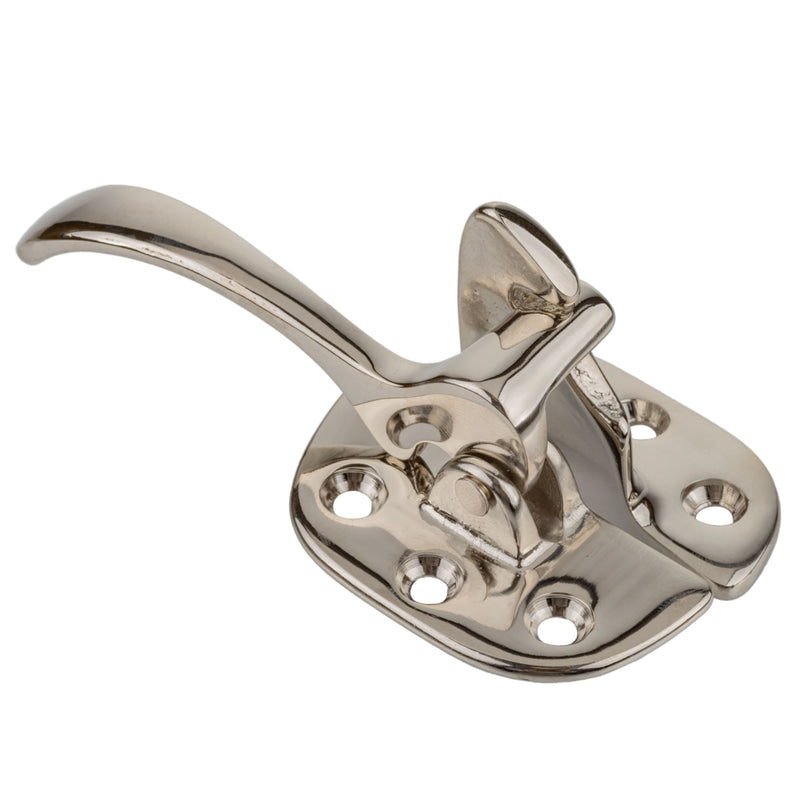 Right Hand Polished Nickel Plated Ice Box Lever Latch